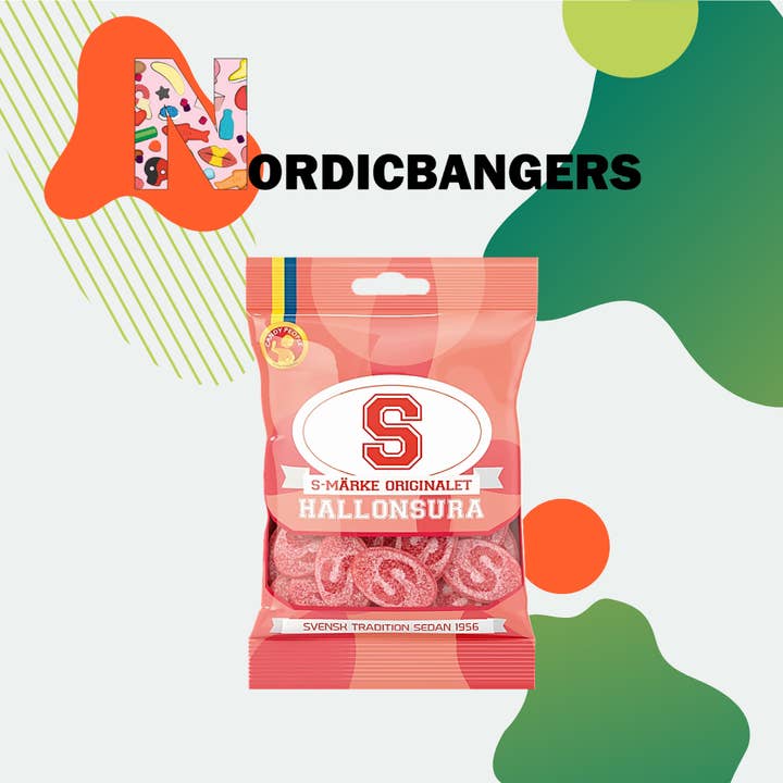 Nordicbangers - Swedish Candy – wholesale Gummy – S-Brands Sour Raspberry 80g Swedish Candy