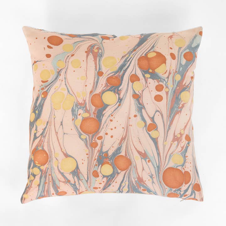 MARBLED SQUARE CUSHION COVER - TWILIGHT BUBBLE for wholesale by Craft Boat