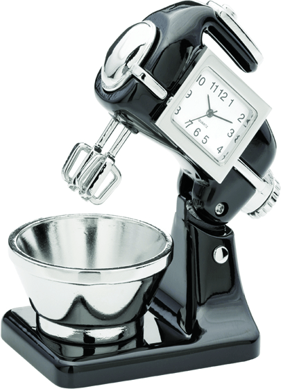 sanis enterprises, inc - Wholesale Desk Clock - Mixer & Bowl Clock1
