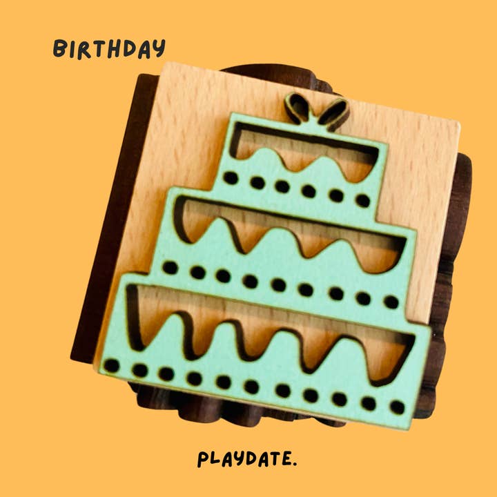 Playdate - Wholesale Wood Toy - Kids - Playdough stampers