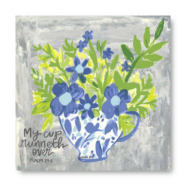 My Cup Runneth Over - Wrapped Canvas for wholesale by Baxter & Me