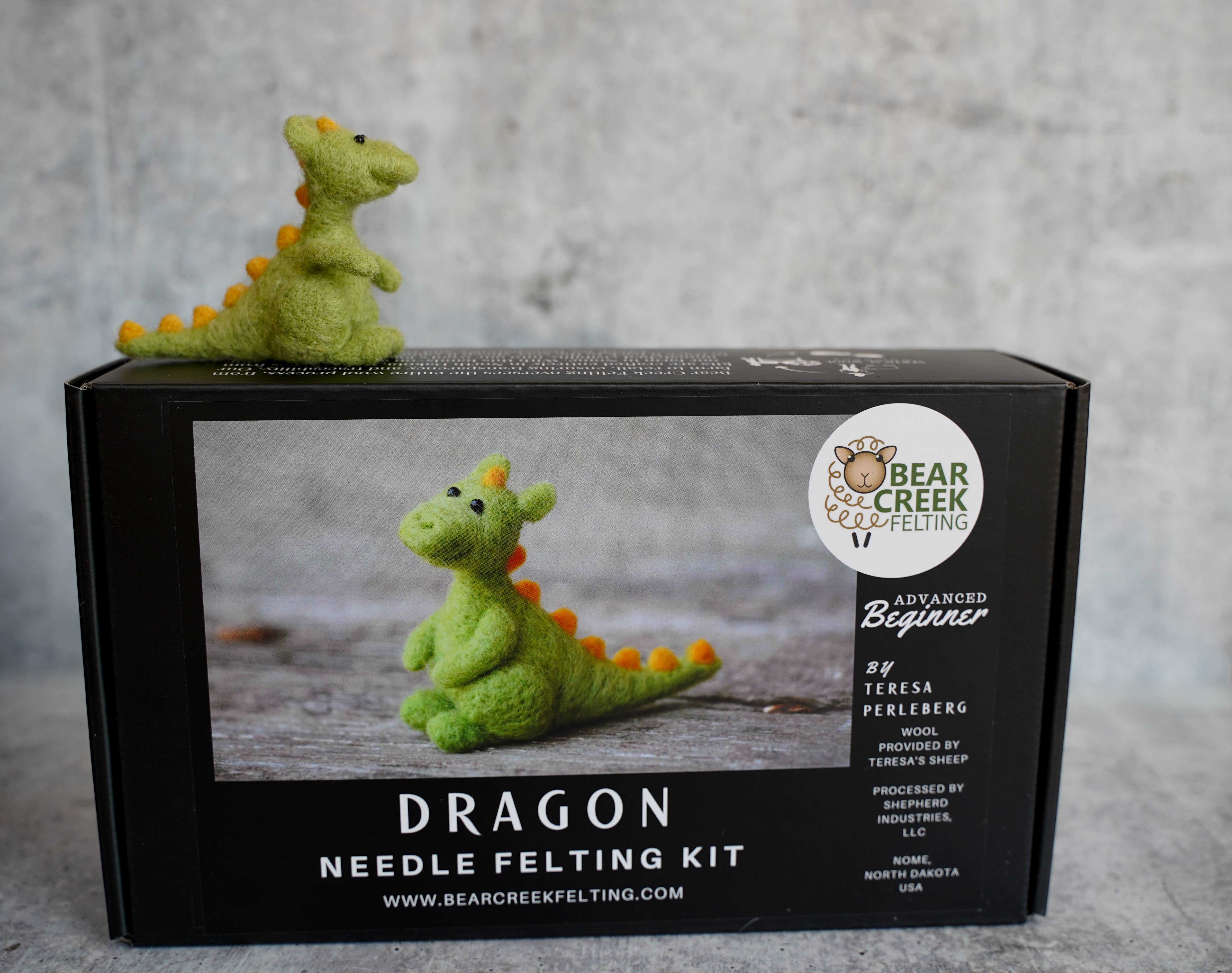 Bear Creek Felting - Vente Kits de couture - Kit de feutrage Dragon Needle11