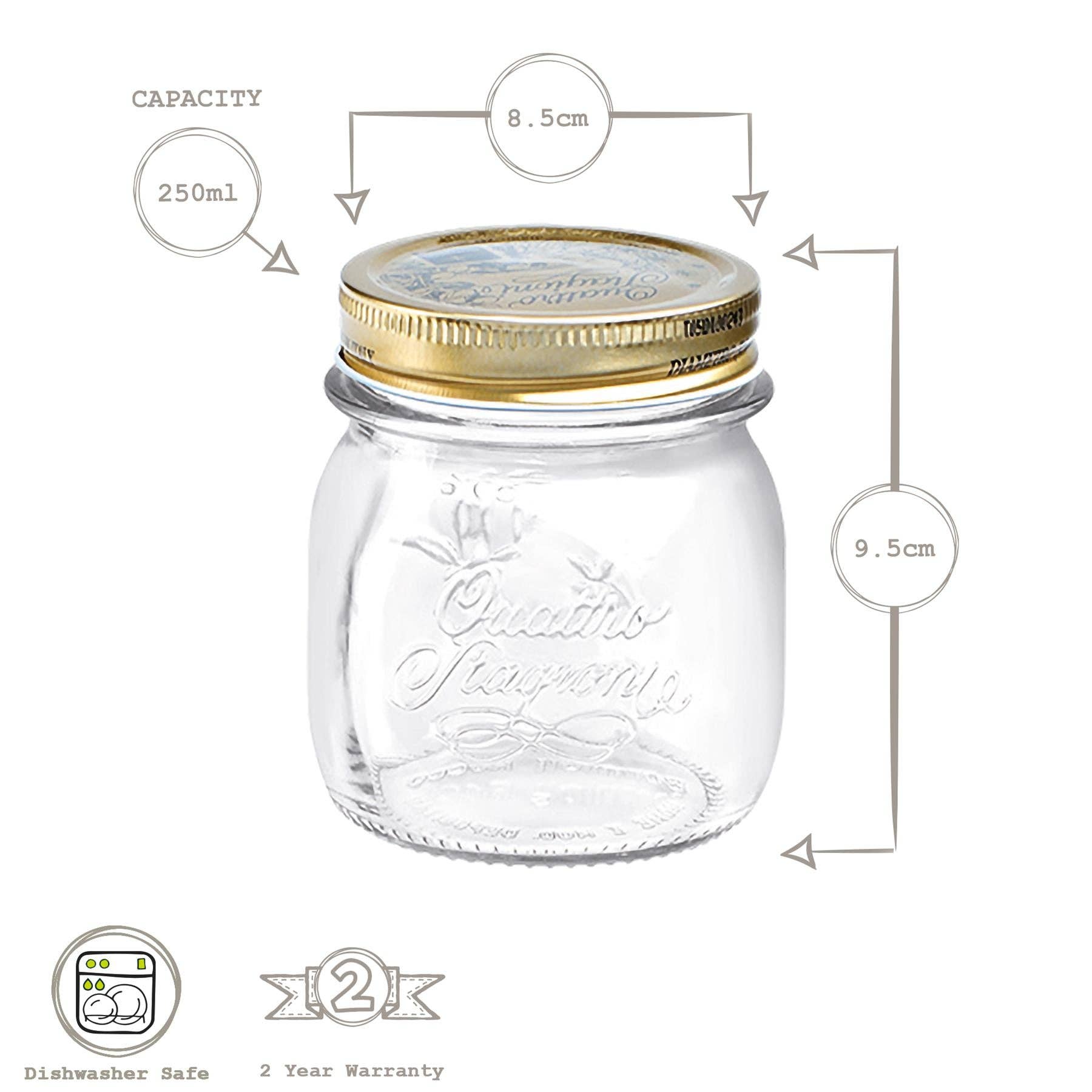 Rinkit Ltd - Venta al por mayor Tarros - Tarro de cristal Bormioli Rocco Quattro Stagioni, 150 ml2
