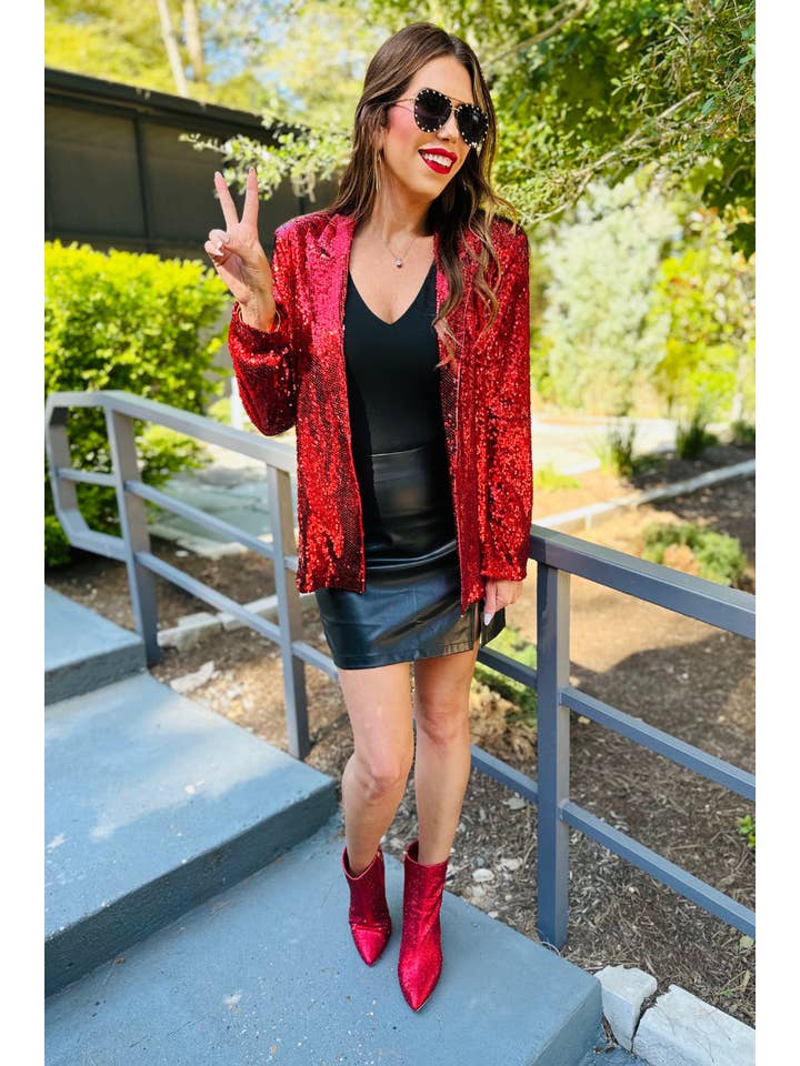 Jess Lea - Wholesale Blazer - Women's - Sequin And The City Blazer31