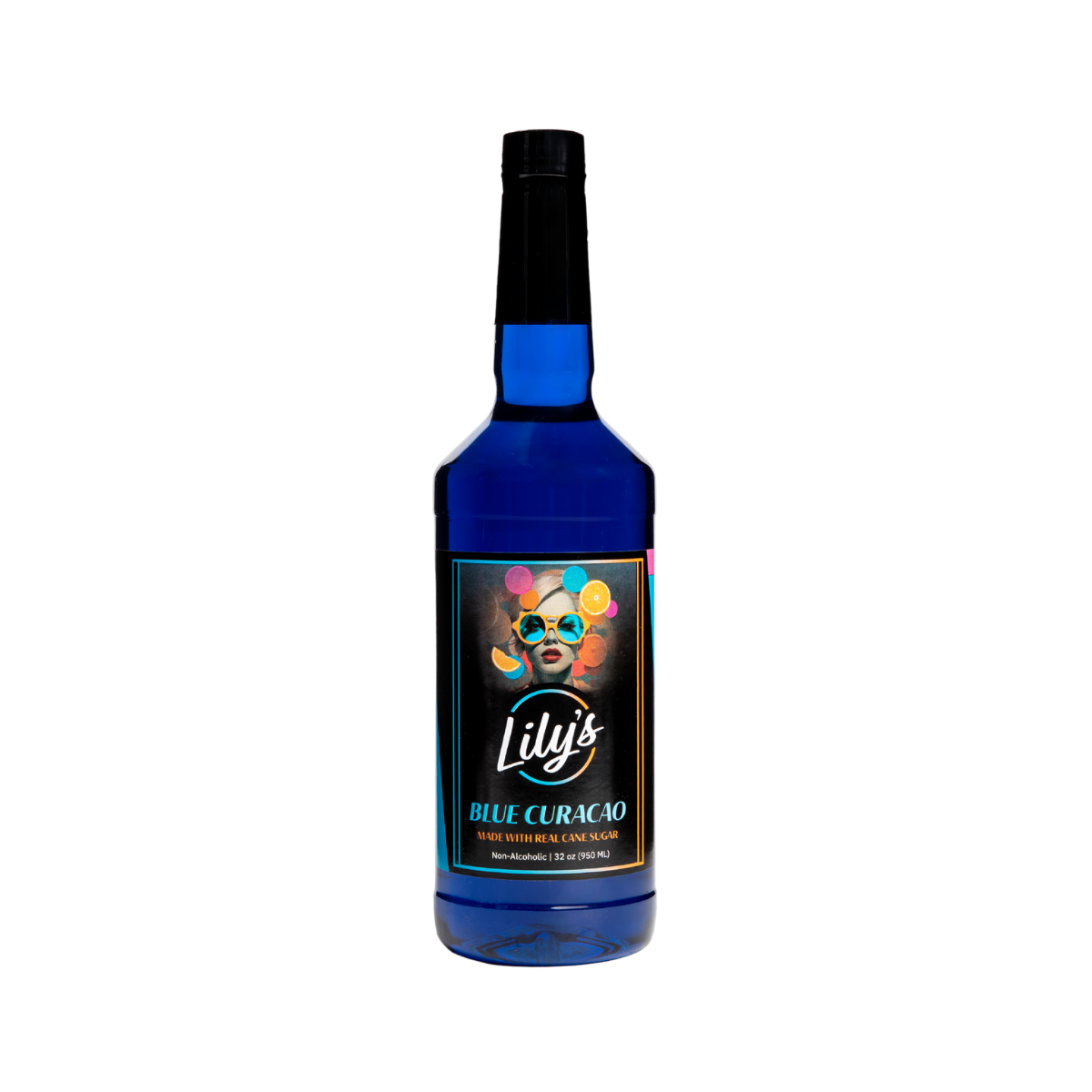 Liquid Alchemist Syrups - Vente Mélange/sirop pour cocktails - Lily's Blue Curaçao, lot de 60