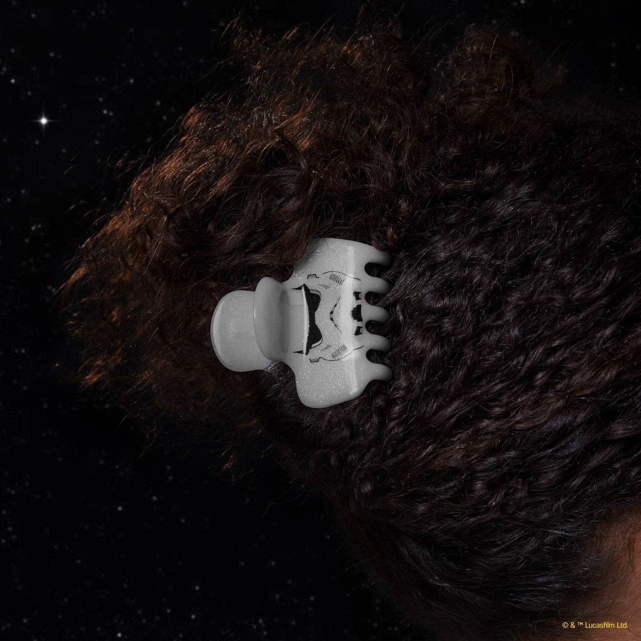 KITSCH - Wholesale Hair Clip - Women's - Star Wars™ & Kitsch Glitter Cloud Clip in Stormtrooper3