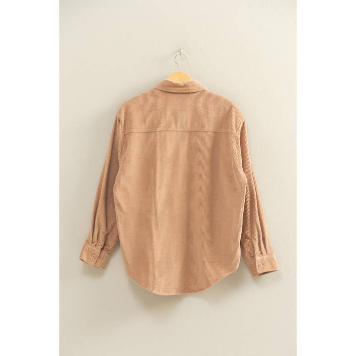 HYFVE – Großhandel Hemd mit Button-down-Kragen – Damen – Zeitgemäßes Cordhemd mit entspannter Passform4