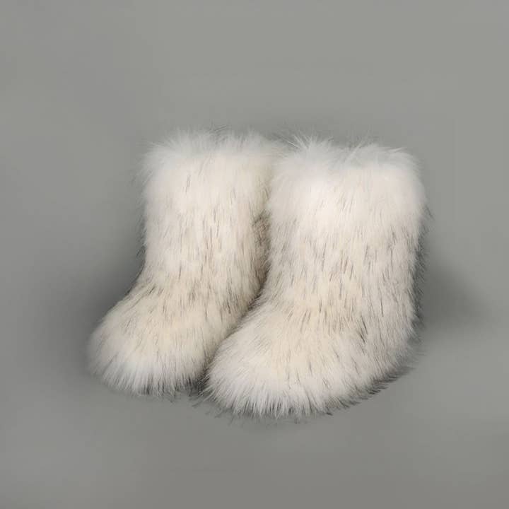 Beyond Apparel - Wholesale Boots - Women's - Thermal Fuzzy Platform Boots