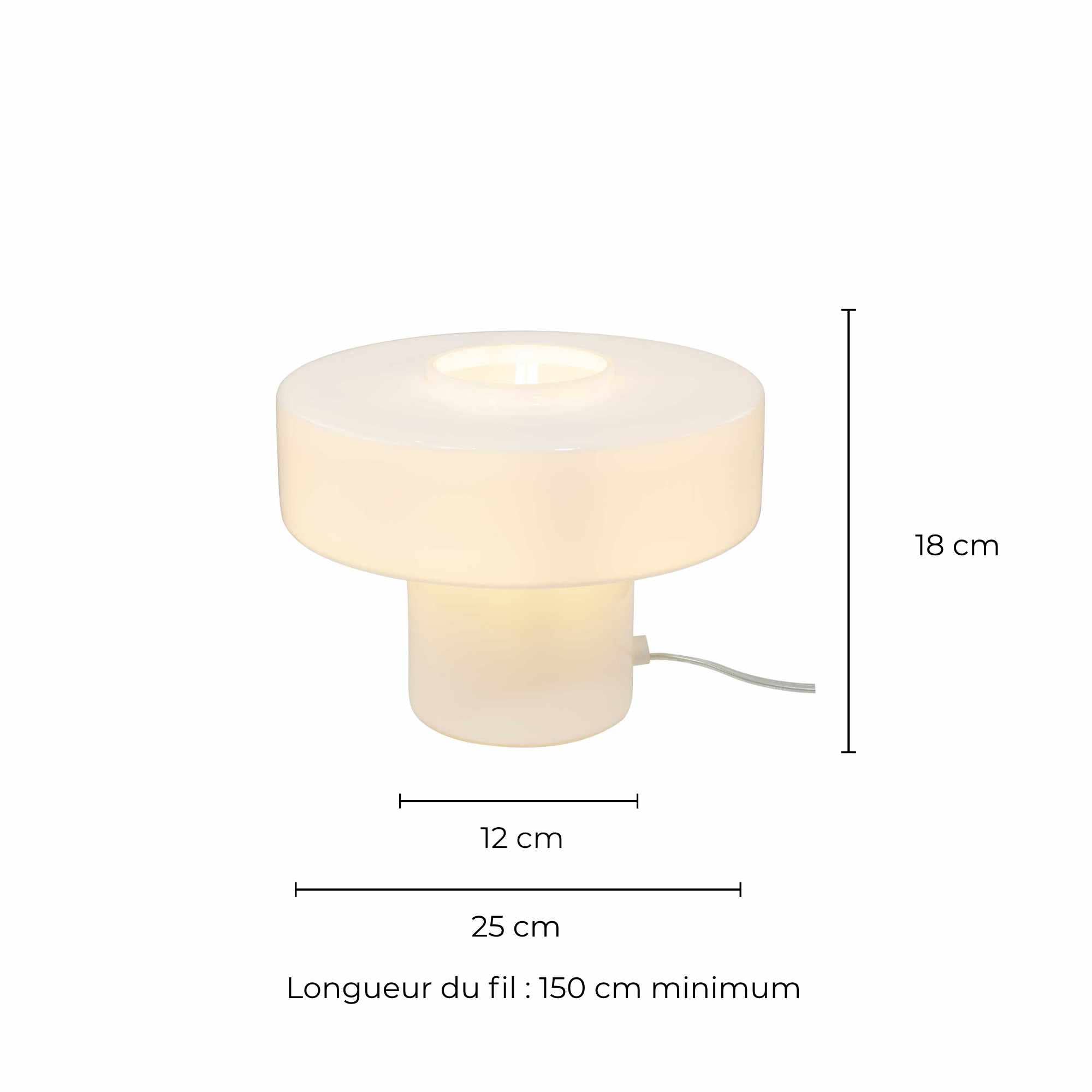 C-Création - Wholesale Floor Lamp - NEW COLOR - Retro style colored glass table lamp Foza17