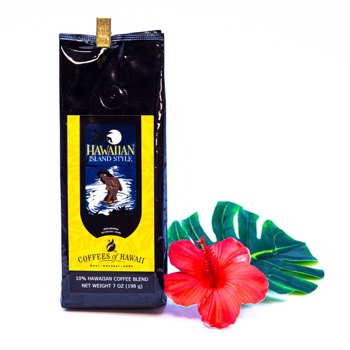 Macadamia Med Dark Roast Ground for wholesale by Hawaiian King Candies