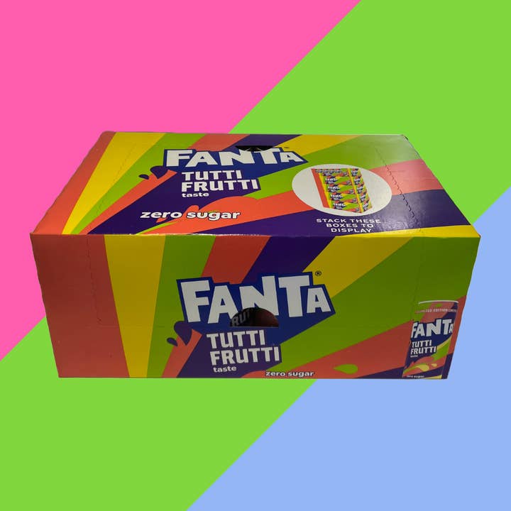 Gaffney's Sweets & Treats Wholesale - Wholesale Soda/Carbonated Drink - Fanta Tutti Frutti Zero 24x250ml