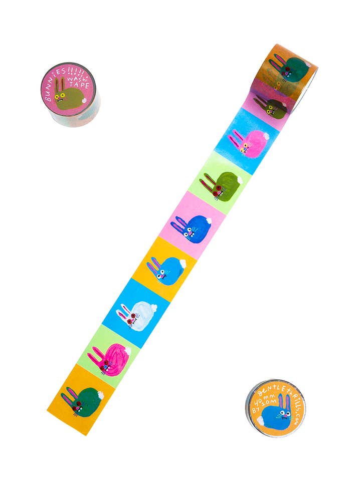 bunnies washi tape for wholesale by gentle thrills