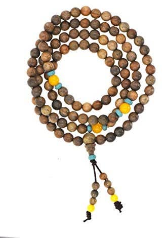 Mandala Crafts - Wholesale Prayer Beads Necklace - Mandala Crafts Natural Wood 108 Mala Prayer Beads Necklace, Bracelet from for Meditation, Yoga5