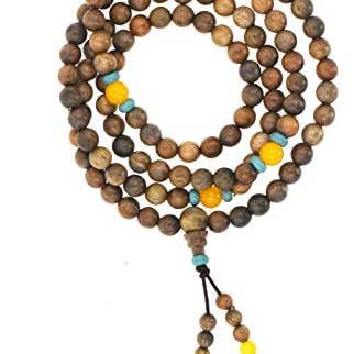 Mandala Crafts - Wholesale Prayer Beads Necklace - Mandala Crafts Natural Wood 108 Mala Prayer Beads Necklace, Bracelet from for Meditation, Yoga5