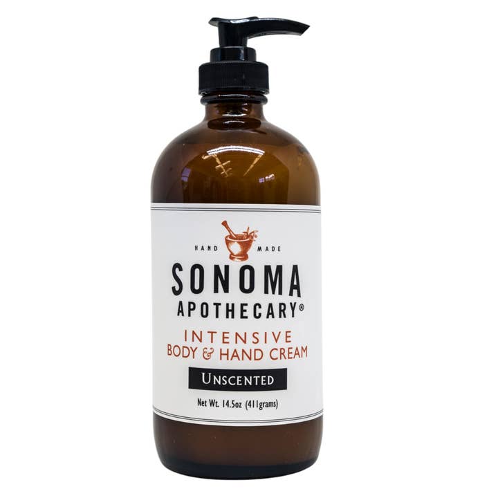 Natural Body Lotion, UNSCENTED, Hydrating Cream for wholesale by Sonoma Apothecary