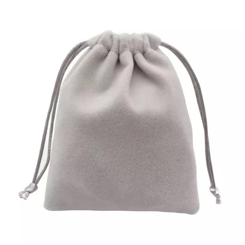 Zakka - Vendita all'ingrosso Buste regalo - 100 sacchetti di velluto di lusso per gioielli 7x9 cm7