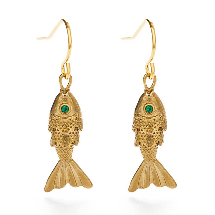 Little Fish Earrings for wholesale by Mind's Eye Design