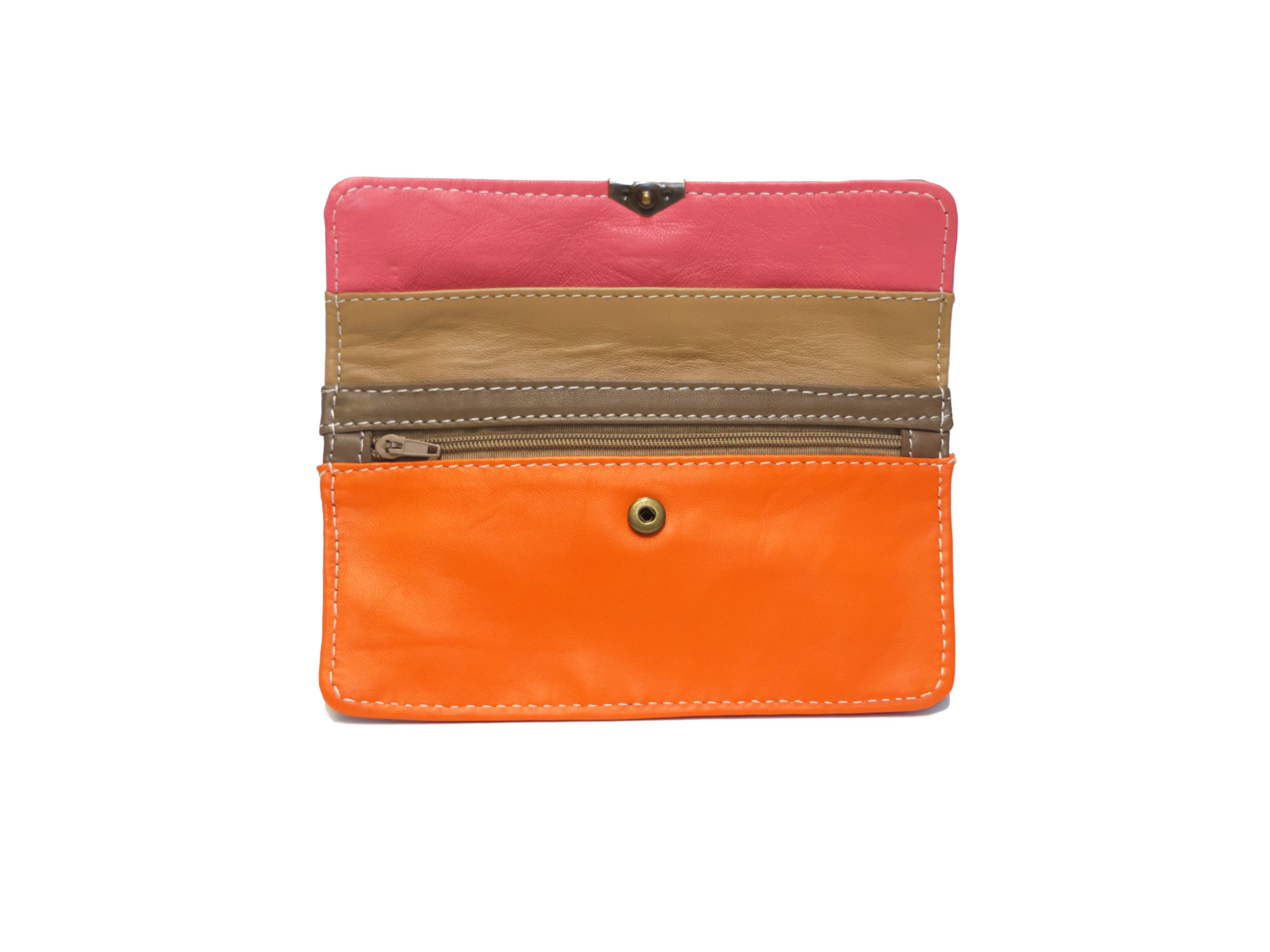 Royal marais - Vente Porte-monnaie – unisexe - porte monnaie multi poches en cuir Pm40175