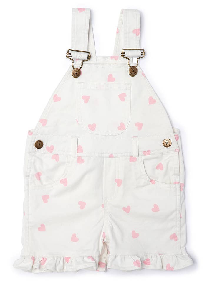 Love Heart Shorts for wholesale by Dotty Dungarees