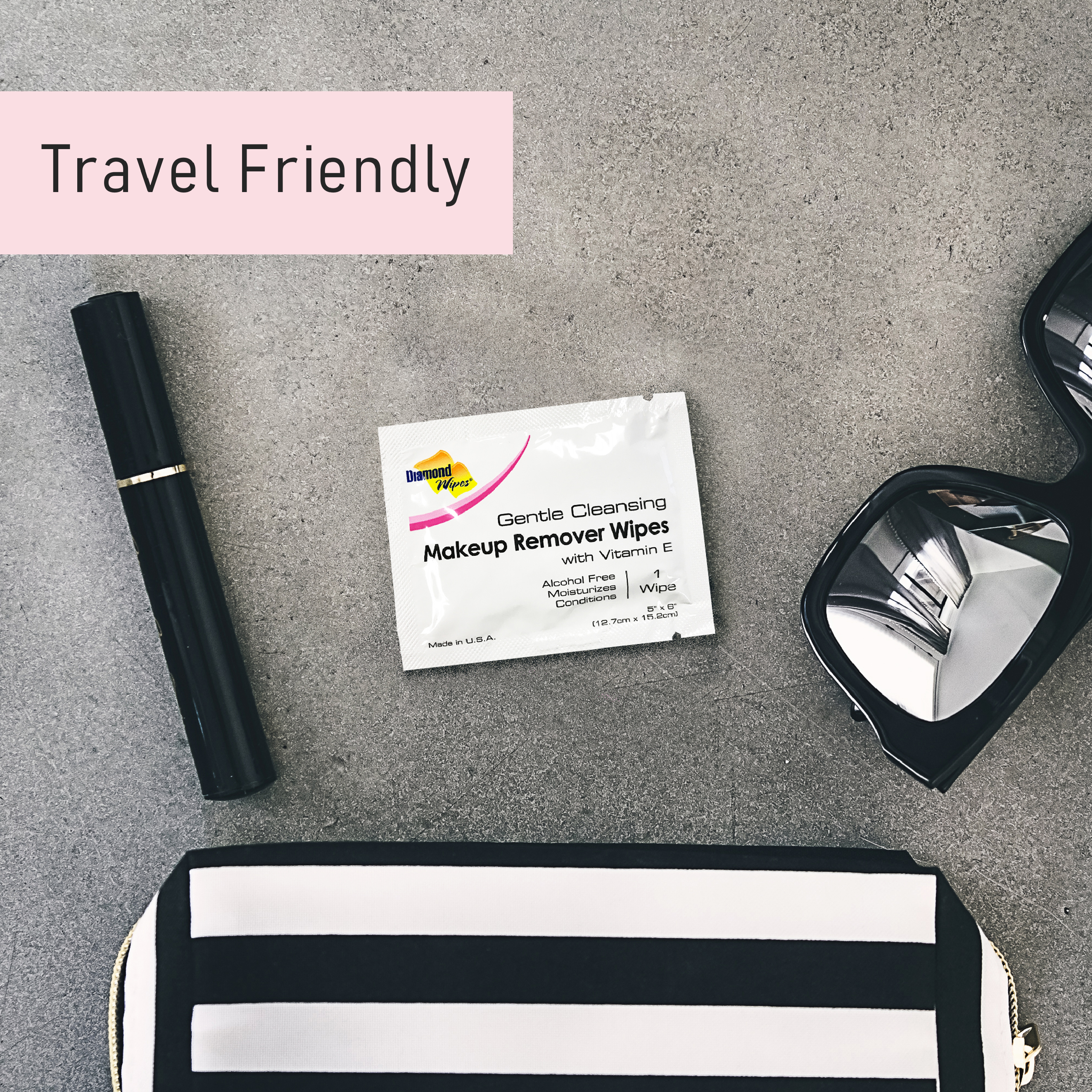 LA Fresh - Wholesale Face & Body Wipes - Diamond Wipes Makeup Remover Wipes Individual Wrapped2