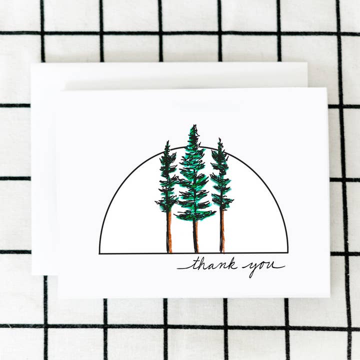 Pines Art Card for wholesale by ARTJADEN