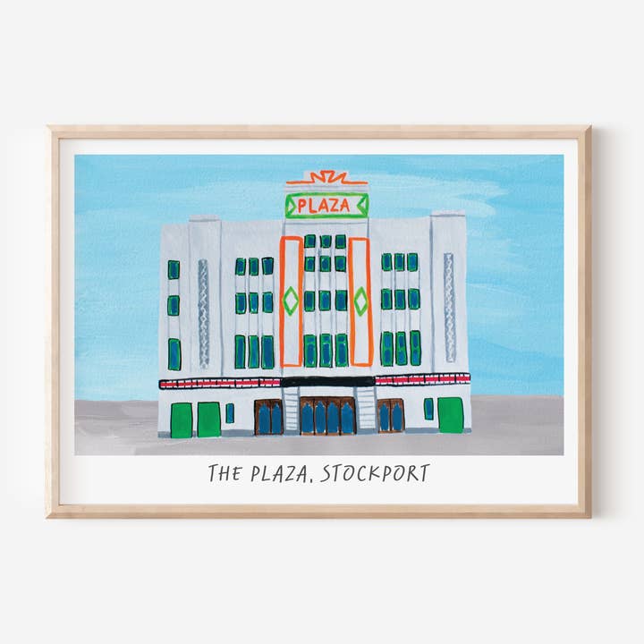 Charlotte Farr Illustrations - Wholesale Art Print - Stockport Plaza Art Print