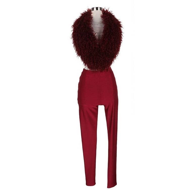 DORCAS - Wholesale Top & Pant Set (NOT Loungewear) - Women's - Fur Top and Pant Set7
