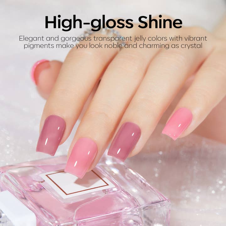 Modelones – wholesale Nail polish set – Jelly Chic - 6 Shades Gel Nail Polish Set7