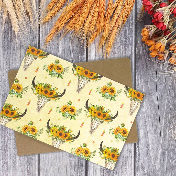 Tiny Mills - Wholesale Everyday Greeting Card - Sunflower Cowboy Western - 36 Pack Assorted Greeting Card8