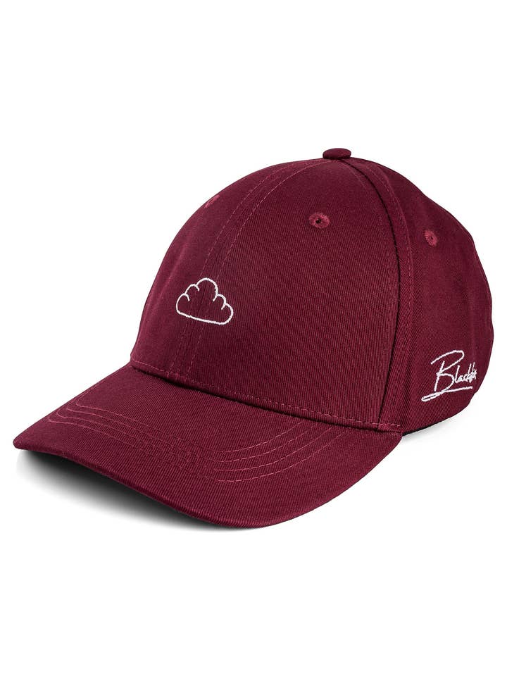 Casquette de baseball Iuno bordeaux pour la vente par Blackskies