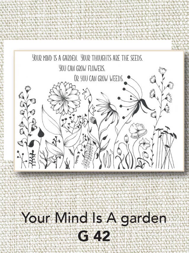 Your Mind is a Garden for wholesale by Jill Shinn Art