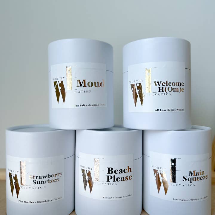 Worthy Elevation - Wholesale Jar/Filled Candle - Beach Please Floriental Scented Candle3