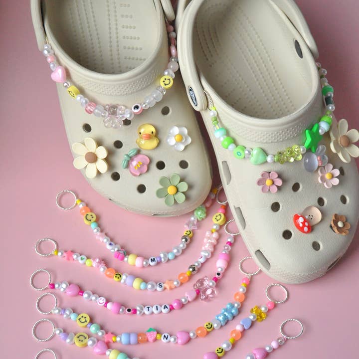 Personalised Beaded Crocs Charm and other Purchase Wholesale croc charm. Free Returns & Net 60 Terms on Faire trending on Faire.