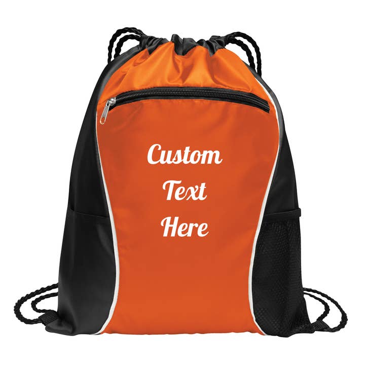 Personalized Drawstring Backpack for Teams, Schools & Events for wholesale by Hansjay creations