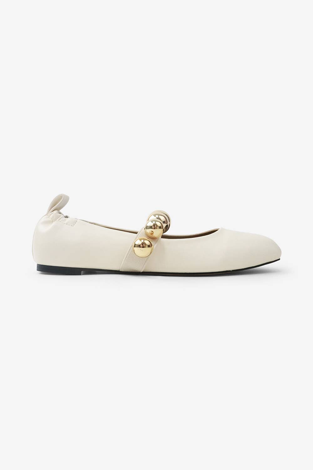 Lemonade Shoes - Wholesale Flats - Women's - COLLEEN - FALL '25 Chic Ballet Flat with Gold Details4