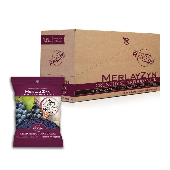 The Wine RayZyn Co. - Wholesale Dried/dehydrated fruit - Merlot Wine Raisins® Heart Healthy Fruit Snack No Alcohol4