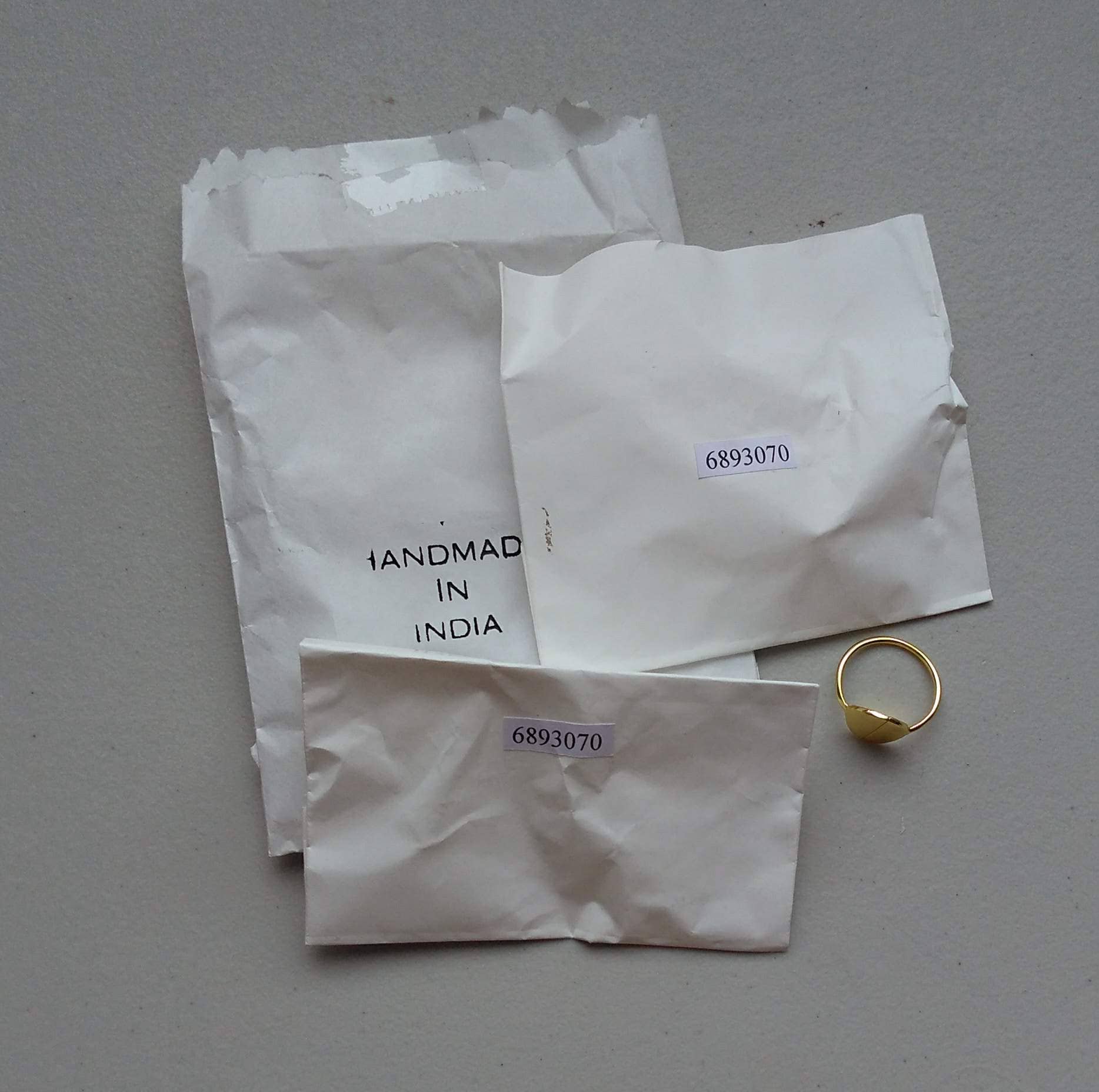 Ten Thousand Villages - Vente Anneau/bague à empiler - Anneau Demi Lunes1