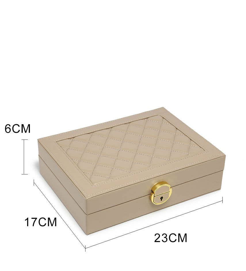 Papaya Fashion Ltd – wholesale Jewellery box/organiser – XC01-Lockable Jewellery Storage Box With Hooks9