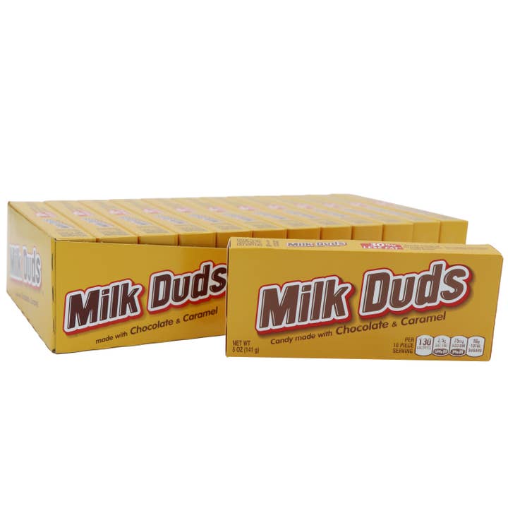 Grandpa Joe's Candy Shop - Wholesale Chocolate Covered Sweets - Milk Duds Theater Box, 5oz, 12ct Case