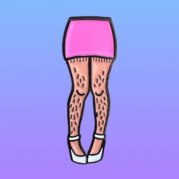 Behårede Ben Revers Pin for engroshandel hos Doo Stuff