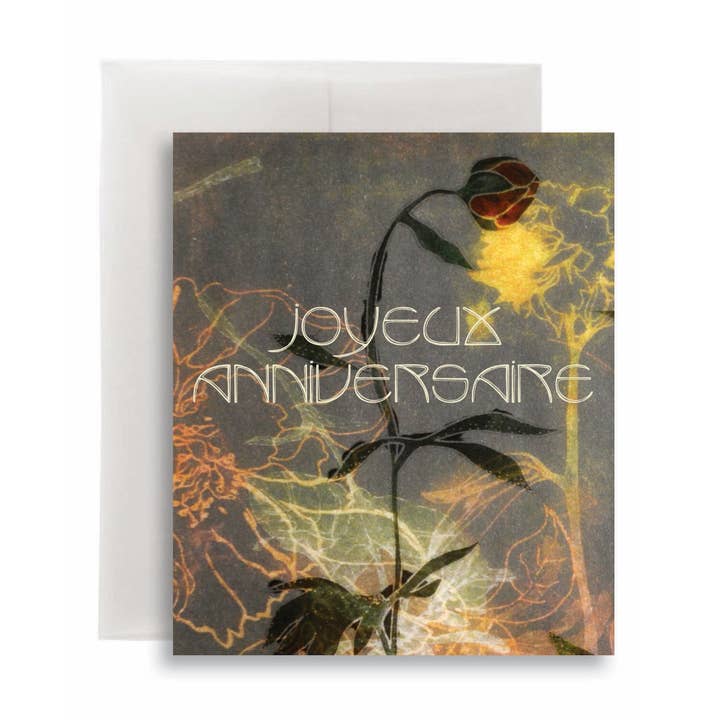 Fortuna Stationery - Wholesale Birthday Card - Greeting Card_Joyeux Anniversaire0