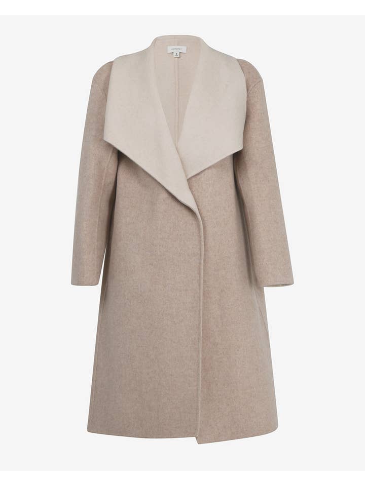 Oat Marle Forcast Women's Diana Wool Blend Cocoon Coat for wholesale on Faire6