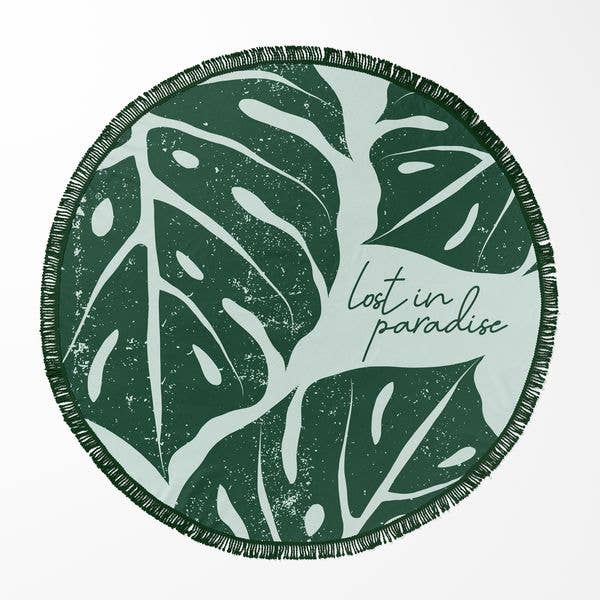 DM Merchandising - Wholesale Beach Towel - Juice Box 60" Round Beach Towels Assortment7