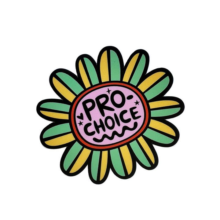 Pro-choice Abortion is Healthcare Vinyl Sticker for wholesale by Allie Ogg