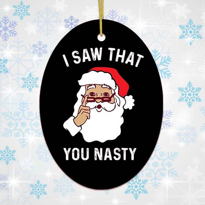 Weihnachtsmann Humor Weihnachtsverzierung für den Großhandel von OrnamentallyYou