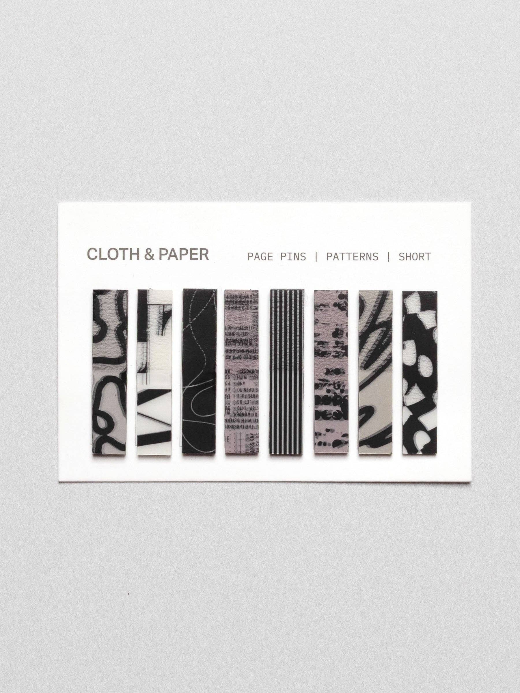 Patterns Page Pins | Short for wholesale on Faire