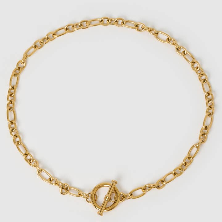 Miz Casa & Co Josie Chain Necklace Gold for wholesale on Faire0