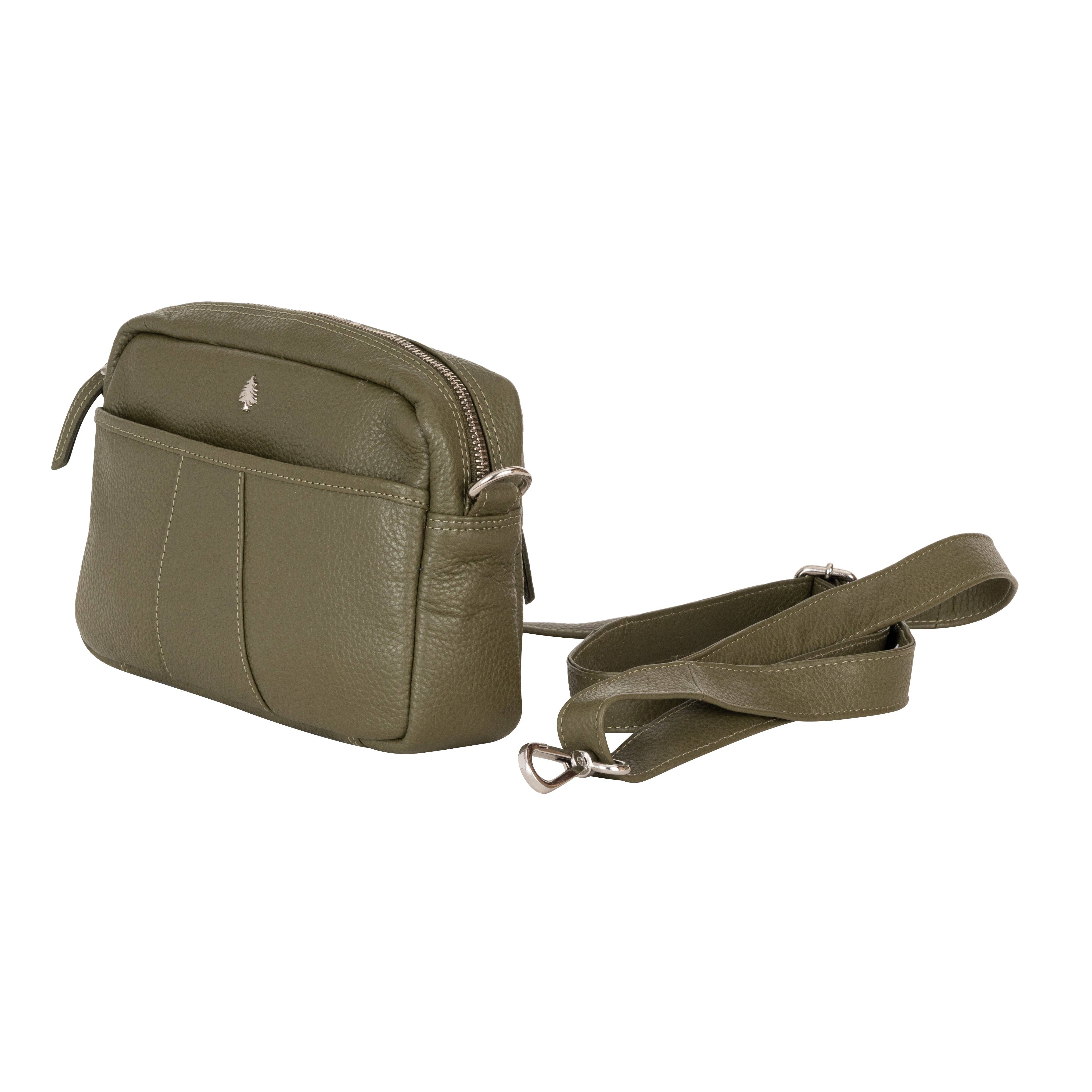 Greenwood Leather AU - Wholesale Crossbody bag – Women's - Siena Mini Crossbody – Olive Green Leather Bag2