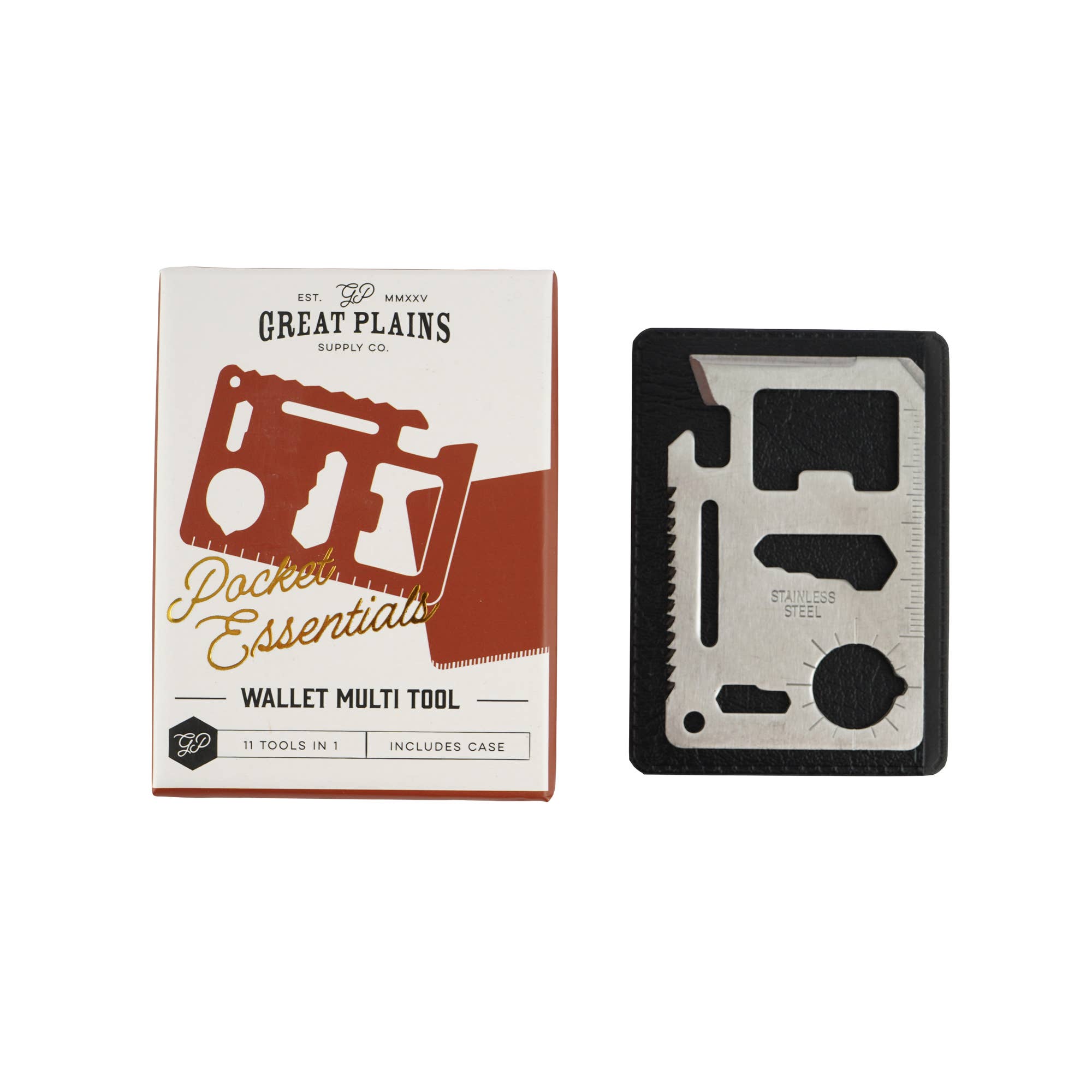 CGB Giftware – wholesale Handy tool – Great Plains 11 In 1 Wallet Multi Tool In Gift Box2