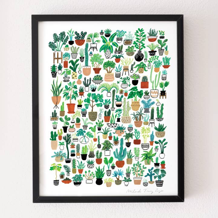 Impressão de festa de plantas por atacado de Party Mouse Studio